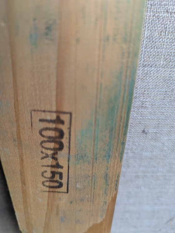 Image 1 of Abstract painting on canvas 100x150cm