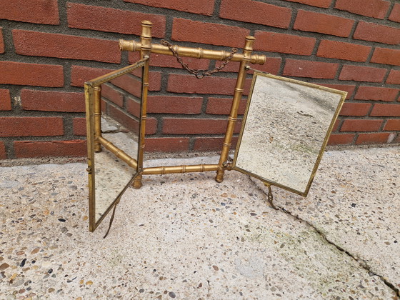 Image 1 of Magnifique miroir ancien