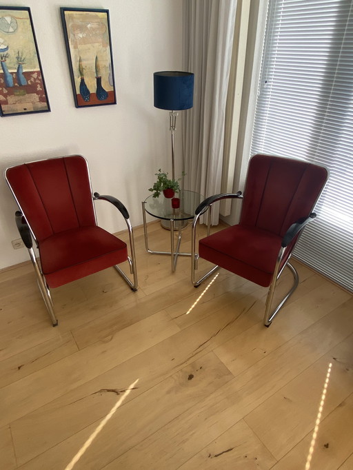 2x chaises Gispen Classics