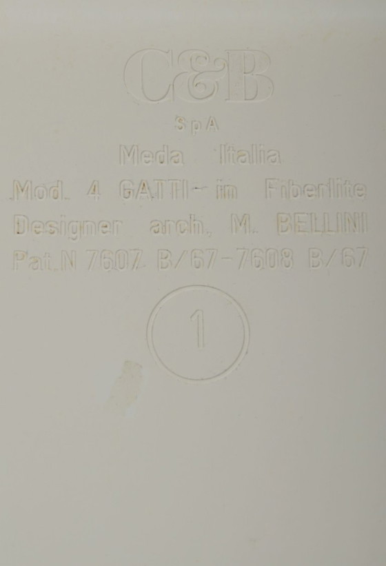 Image 1 of Mesa auxiliar Quattro Gatti de Mario Bellini para C&B Italia, años 60