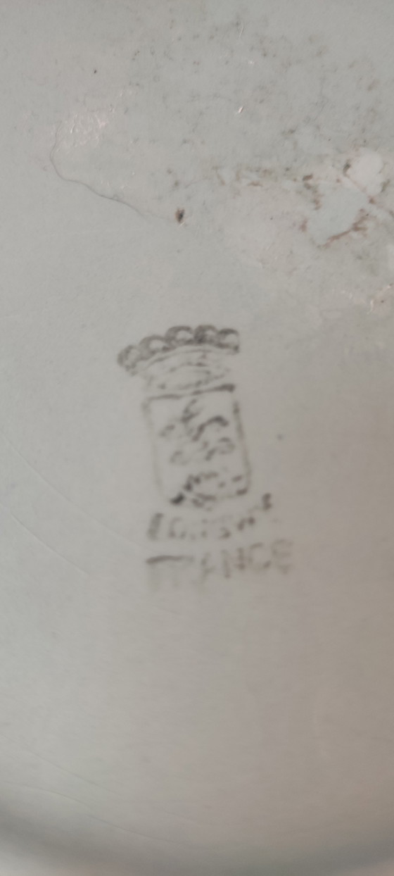 Image 1 of Pichet Art Déco Longwy , Vert Céladon . Années 30-40