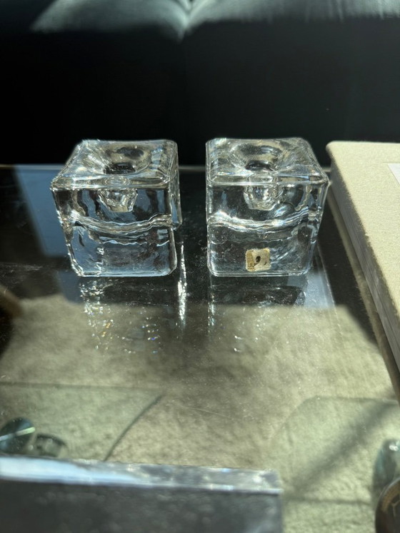 Image 1 of Juego de 2 candelabros Juhava Oy Ri-Jalka, década de 1970.
