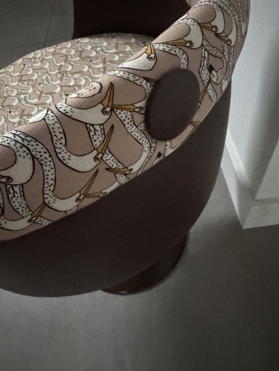 Image 1 of Ronde tulpfauteuil jaren 70