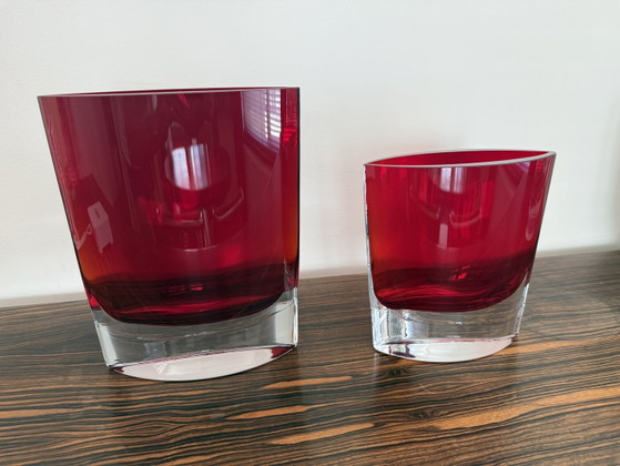 Image 1 of Glass decorative vases 2x