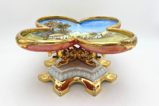 Porcelain table centerpiece decoration.