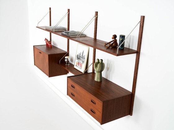 Image 1 of Teak shelving unit, Danish design, 1960s, manufactured in Denmark