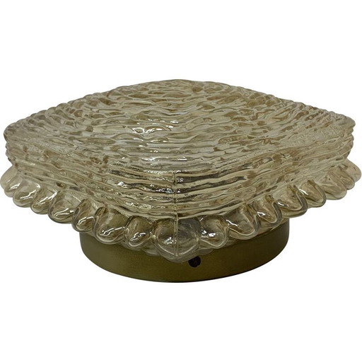 Vintage plafondlamp van Helena Tynell voor Limburg Glashutte, 1970