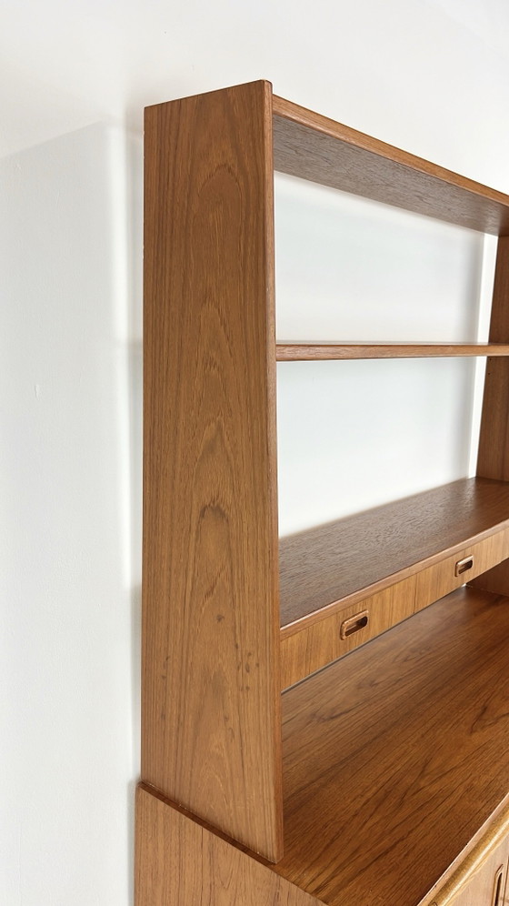 Swedish vintage teak veneer bookcase – Wood, Mid Century Modern (photo 11 of 16)
