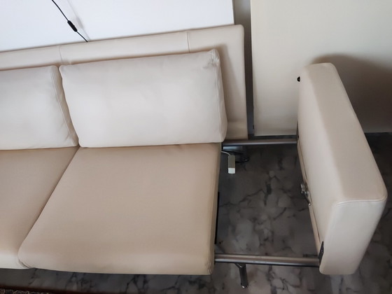 Collection Walter Knoll : Canapé Jason 390 + 2 fauteuils Jason 391 – Leather, Metal (photo 5 of 5)