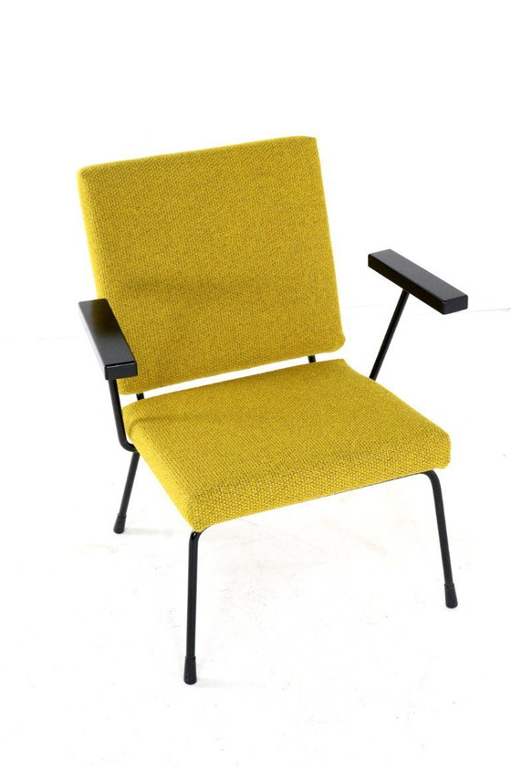 Image 1 of W.H. Fauteuil Rietveld pour Gispen, tapissé vintage