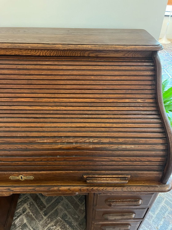 Image 1 of Antique Roller Shutter Desk
