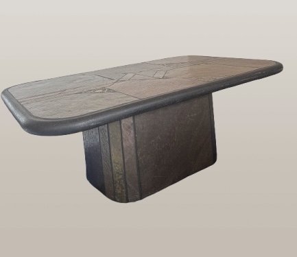 Image 1 of Brutalist salon tafel Paul Kingma jaren 60/80