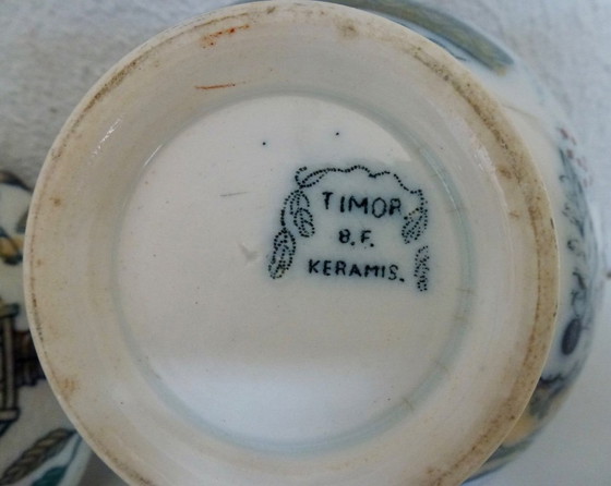 Image 1 of Jarra, posavasos y 2 enjuagues Timor Regout