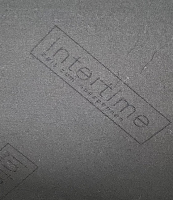 Image 1 of Canapé trois places intertime espresso foncé