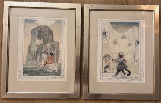 2 Prints by Kay Nilsen from "London Illustrated News" 1913 – Art Prints, Glass, Paper (photo 5 of 5)