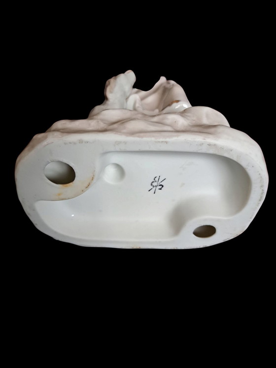 Image 1 of 2 figurines en porcelaine Homme Femme