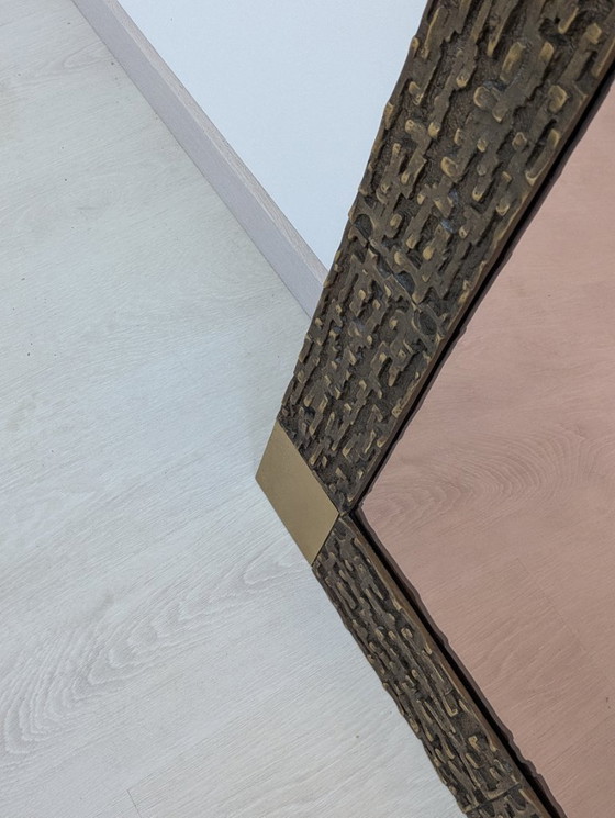 Image 1 of Frigerio Desio - Luciano Frigerio - Espejo - Juanita - Bronce, Latón