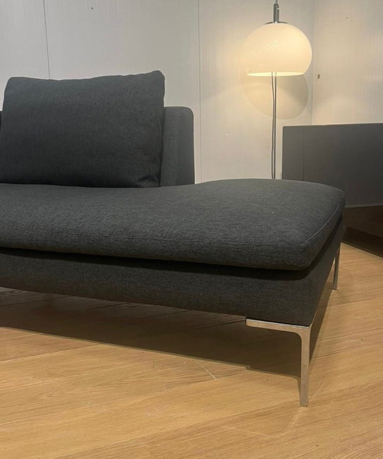 Image 1 of Canapé d'angle Charles de B&B Italia, comme neuf, en laine verte/anthracite
