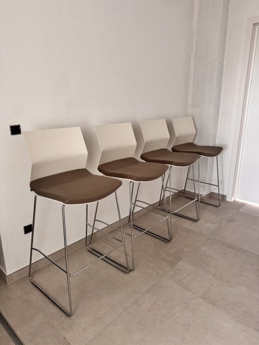 4x Barstool Andreas Krob for Bene