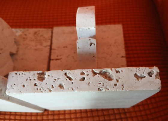 Image 1 of Fermalibri in travertino