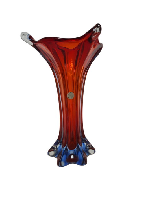 Italian Postmodern Vase in Murano Glass from Mandruzzato, 1950s – vazen