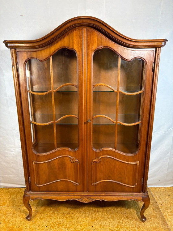 Image 1 of Classic Baroque Style Display Cabinet / Vitrine – Circa 1940–1960  Bring timeless elegance and sophistication to your home with 