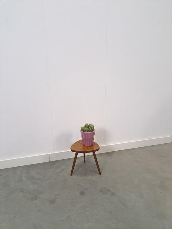 Image 1 of Beistelltisch mit brauner Formica-Platte, Pflanztisch Nr. 21