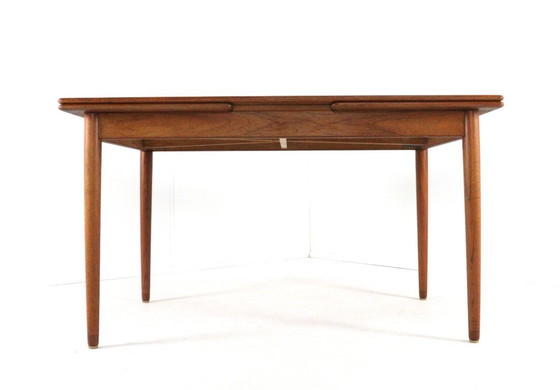 Image 1 of Rectangular extendable dining table 'Flovt' vintage Danish design