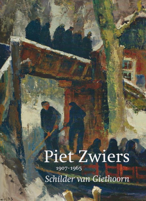 Giethoorn: Gouache by Piet Zwiers – Paintings & Drawings, Paper (photo 4 of 5)