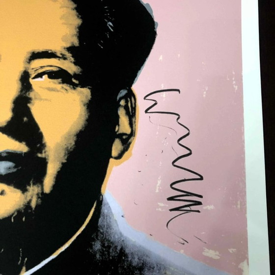 Lithographie « Mao Zedong » d'après Andy Warhol, années 1990 – Lithographies et sérigraphies, Paper (photo 5 of 10)
