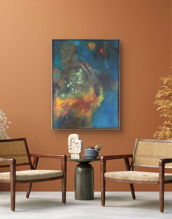 Image 1 of Silvin Bronkart - Deep River - magnificent painting from 1960