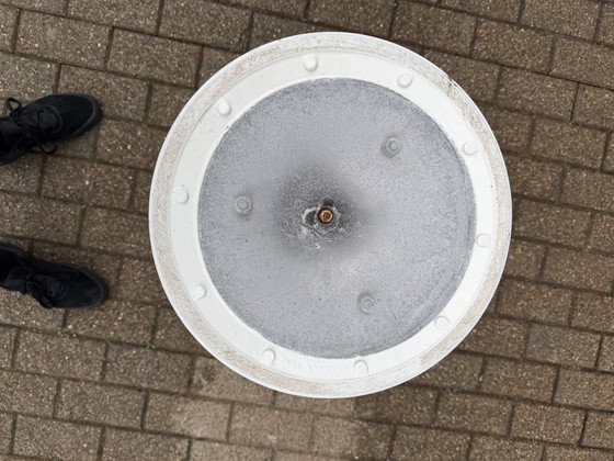 Image 1 of 2x Mesa auxiliar Knoll Tulip Eero Saarinen, 51 cm Laminado blanco