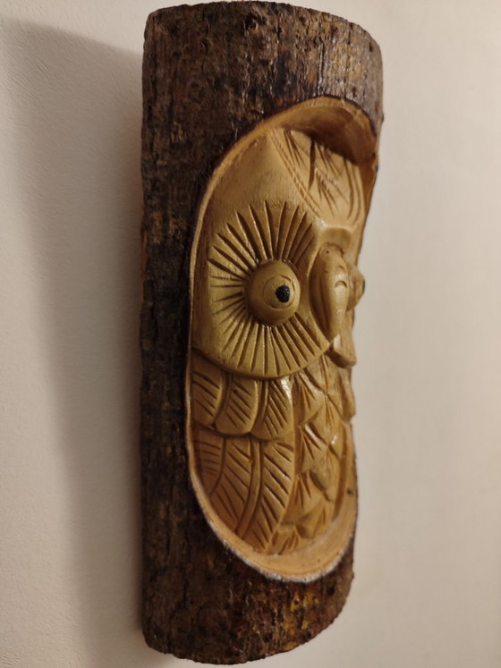 Image 1 of 4 handgefertigte Figuren aus Holzstämmen