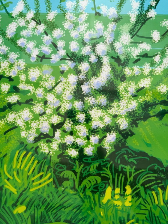 David Hockney (1937-2026), De komst van de lente in Woldgate, East Yorkshire in 2011. Copyright David (photo 5 of 6)
