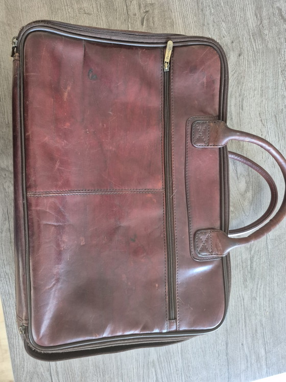 Image 1 of Sac pour ordinateur portable en cuir de perdrix