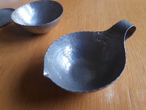 Image 1 of Set in peltro martellato