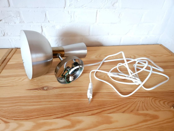 Image 1 of Lampada da parete Herda Diabolo, vintage in alluminio stile spaziale con lampada color bronzo