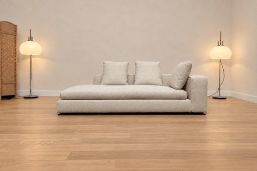 NEU Minotti Powell Chaise longue Ecru + GARANTIE