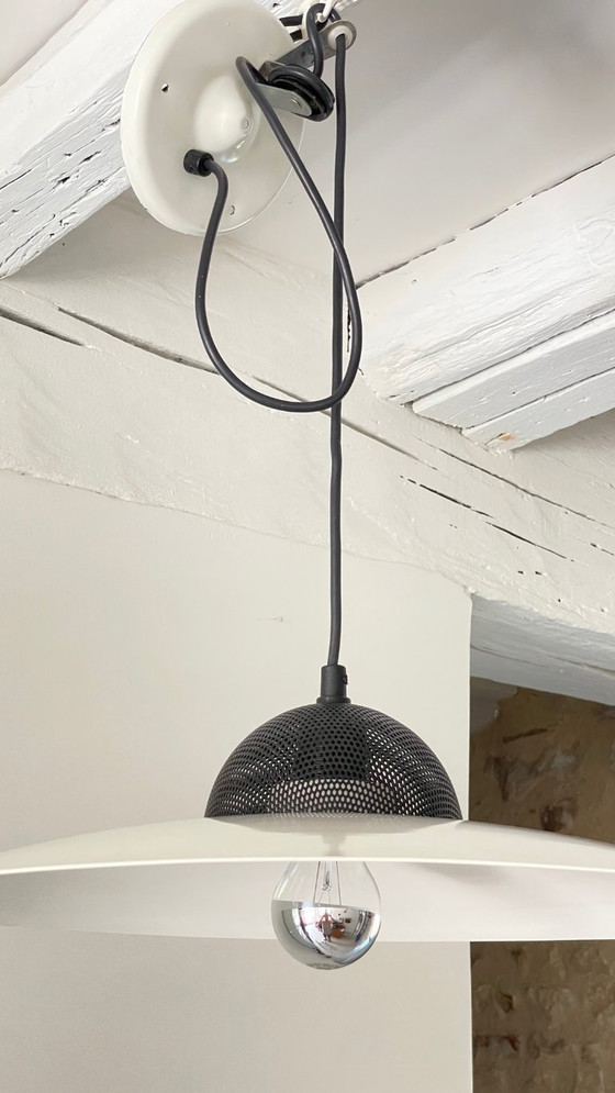 Image 1 of Aluminium hanglamp, Frankrijk, jaren 60/70