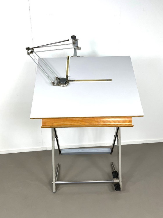 Image 1 of Industrial drafting table by Friso Kramer for Ahrend/de Cirkel, 1970s