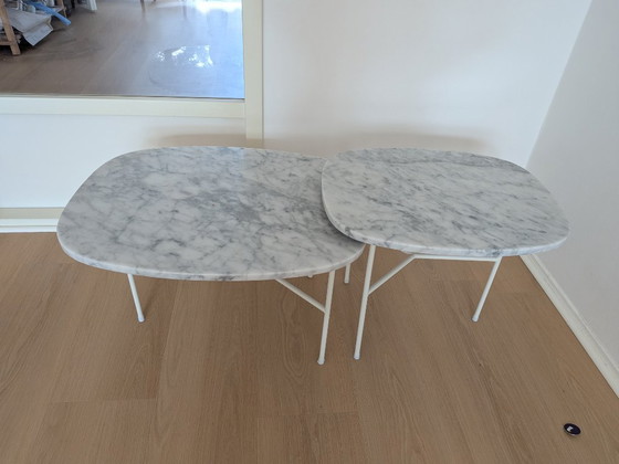 Tavolino da caffè Bolia Pod con piano in marmo – Tavolini da caffè, Marble, Metal (photo 6 of 6)