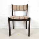 4x vintage 70s Brutalist dining chairs