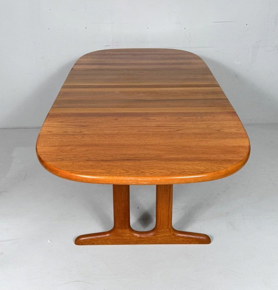 Image 1 of Tavolo da pranzo/tavolo allungabile in teak di metà secolo di Glostrup, Danimarca, anni '60