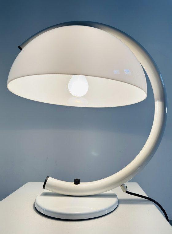 Image 1 of ARCHED TABLE LAMP BY GEPO N.V., THE NETHERLANDS, 1970s