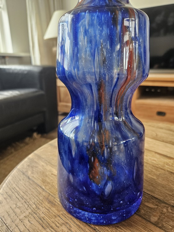 Image 1 of XL Vintage 'Flora' Art Glass Vase – František Koudelka (1970s) – Perfect condition!