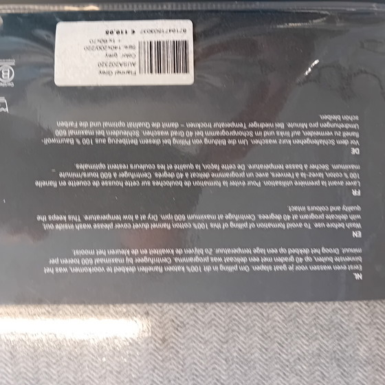 Image 1 of Auping dekbedovertrek Flannel Grey 140 x 220 cm