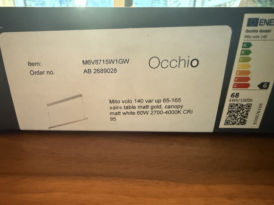 Image 1 of Occhio Mito Volo 140 - Oro Mate / Capota blanca