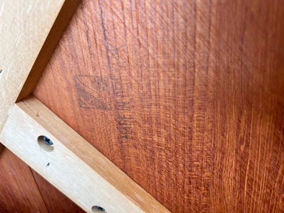 Vintage Teak Round Dining table, Ks Mobler, Denmark 1960s – Korup Stolefabrik, Wood (photo 10 of 10)