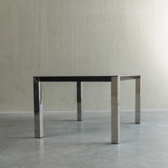 Eettafel van Giovanni Offredi voor Saporiti – Wood, Chrome (photo 11 of 21)