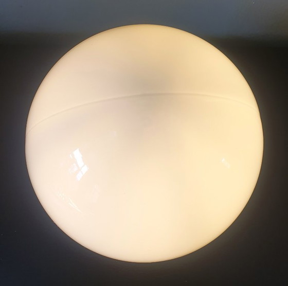 Image 1 of Vintage mushroom / champignon plafondlamp, Bauhaus stijl